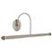 Slim-Line XL 30"W Satin Nickel Direct Wire LED Picture Light