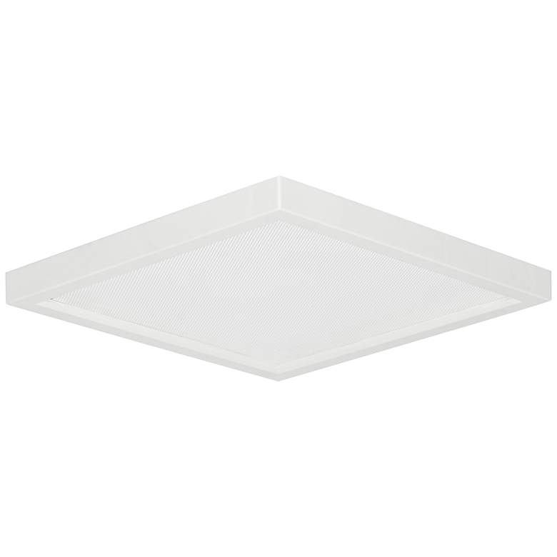 Image 1 Slim Square 7"W White 15W LED Surface-Mount Light