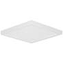 Slim Square 7"W White 15W LED Surface-Mount Light