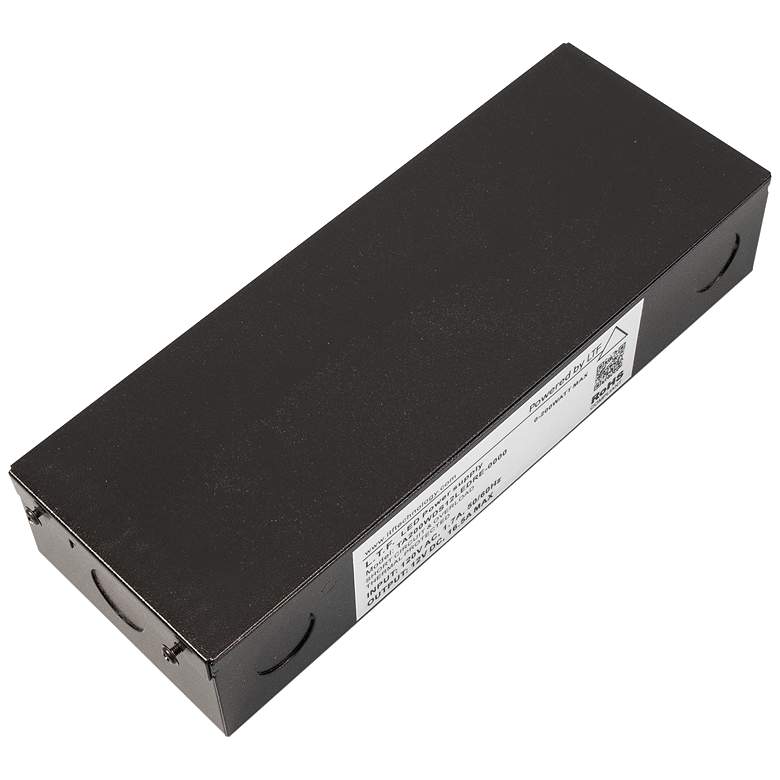 Image 1 SlimEdge&#8482; 3.5 inchW Black 12VDC 300W LED Dimmable Power Supply