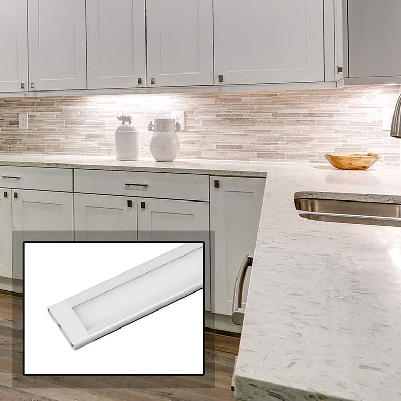 Image 1 SlimEdge&#8482; 8 inch W White 2700K LED Under Cabinet Lt