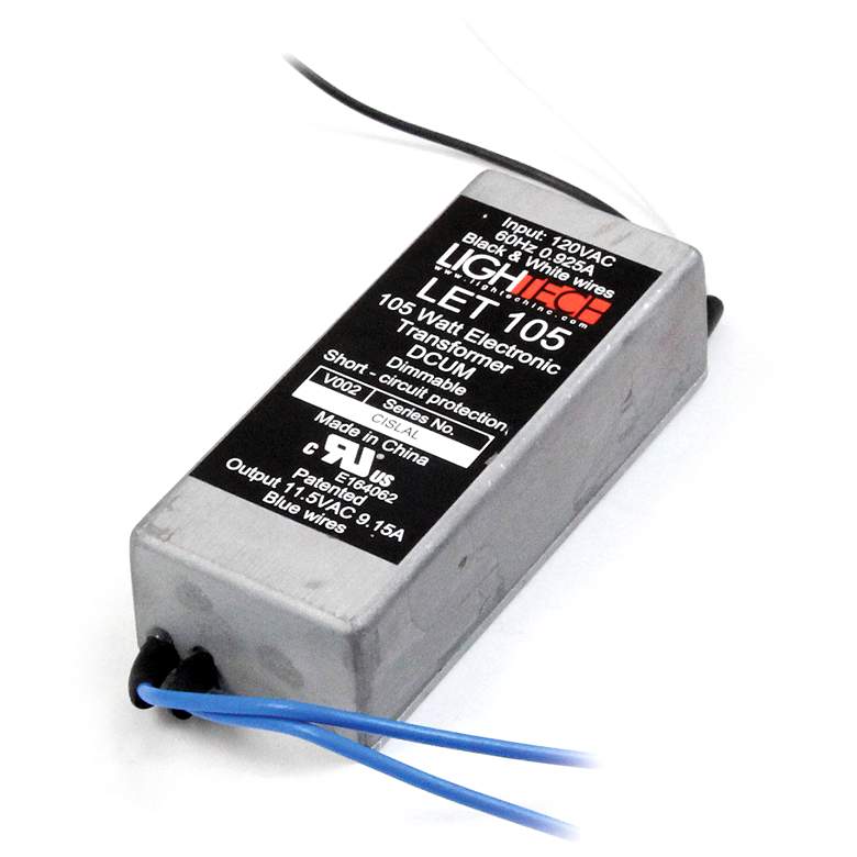 Image 1 SlimEdge&trade; 1.3 inchW 12V AC-50W-105W Electronic Transformer