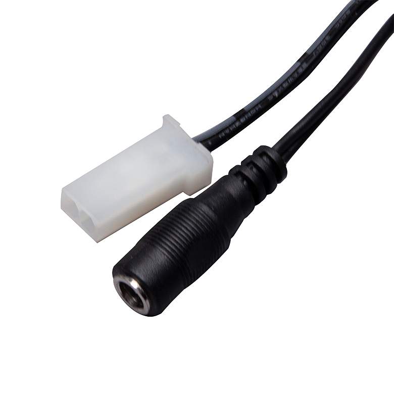 Image 1 SlimEdge&trade; SDP Series Black 12 inch Lead Extension Cable