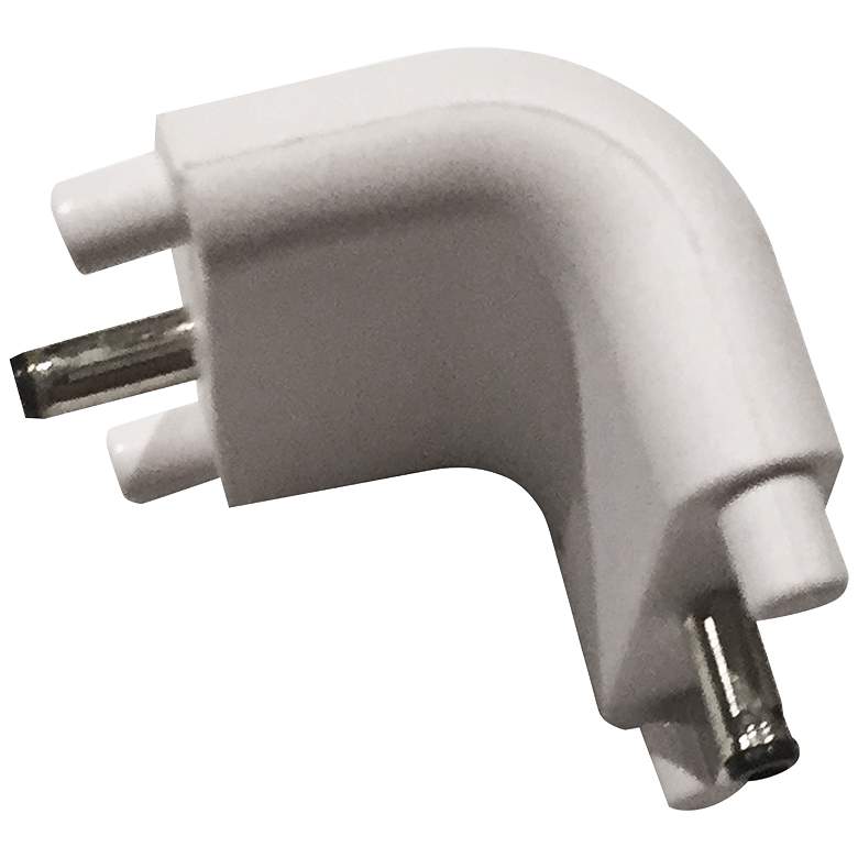 Image 1 SlimEdge™ White Edge Bar to Bar Inside Corner Connector
