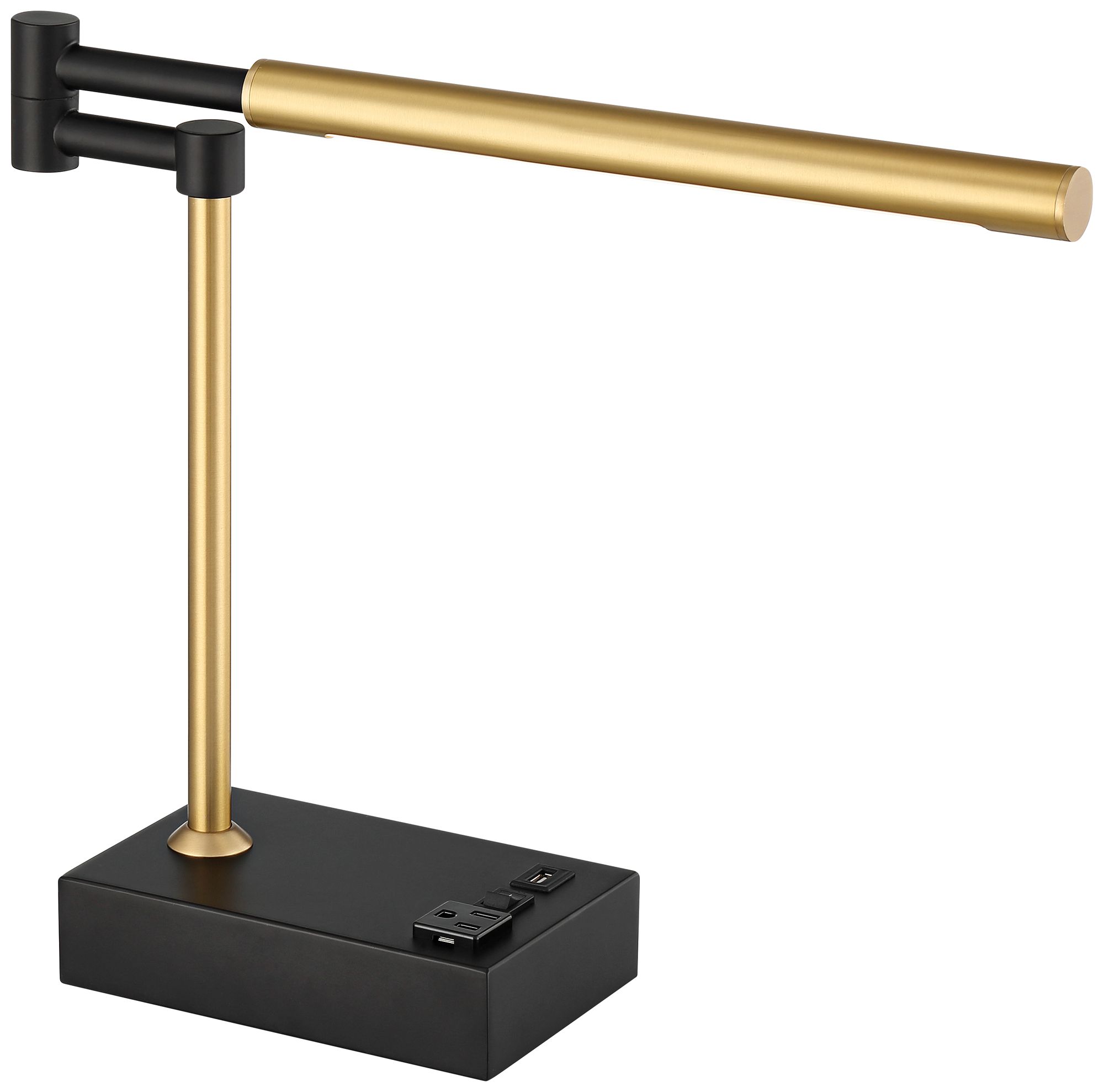 led desk lamp with outlet