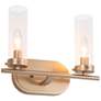 1_Slin 2-Light 12.5" Wide Satin Gold Bath Light