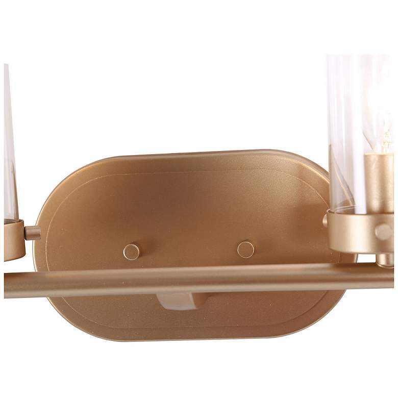 Image 3 Slin 2-Light 12.5" Wide Satin Gold Bath Light more views