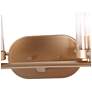 3_Slin 2-Light 12.5" Wide Satin Gold Bath Light more views
