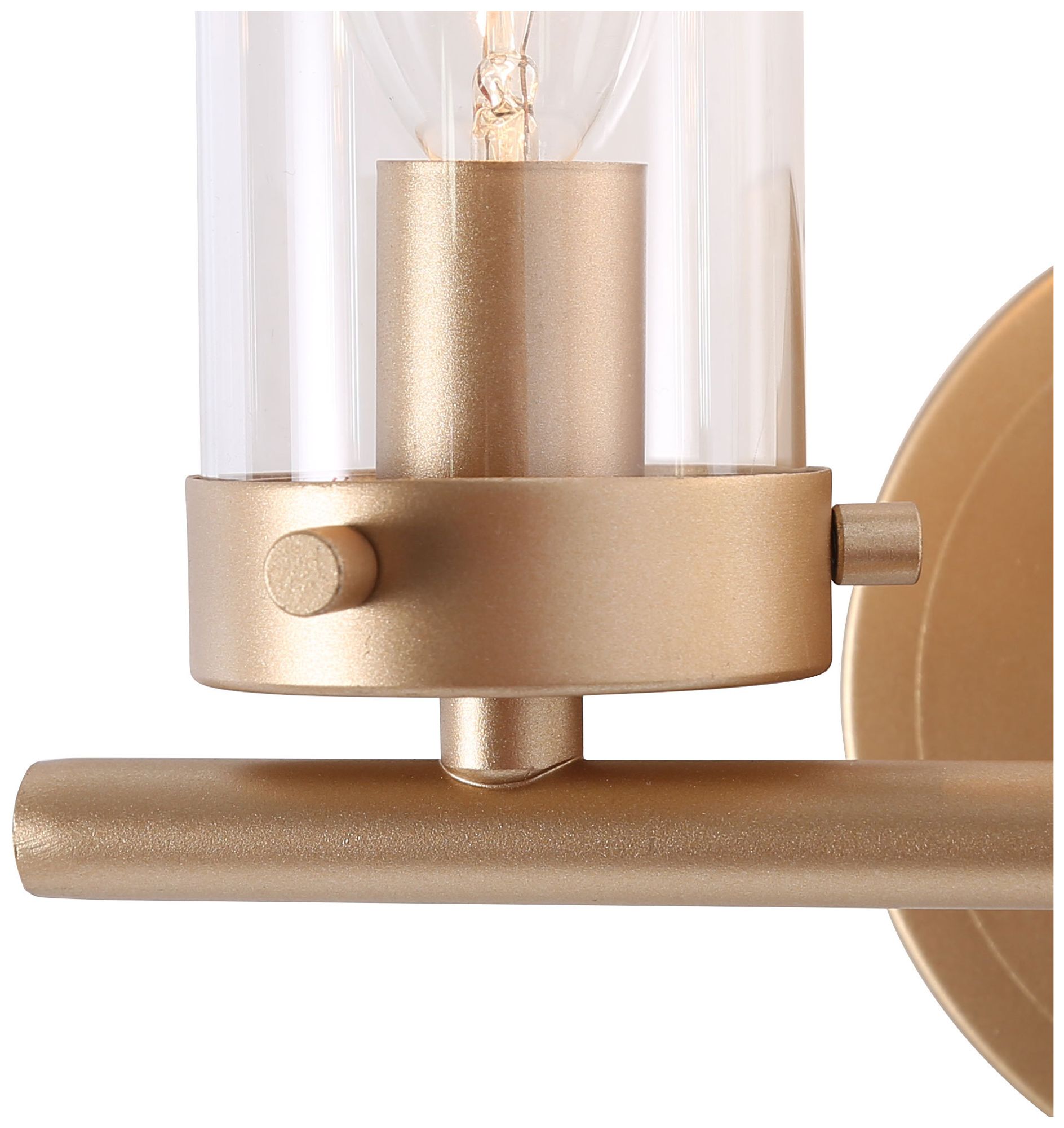 Image 4 Slin 2-Light 12.5" Wide Satin Gold Bath Light more views