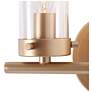 4_Slin 2-Light 12.5" Wide Satin Gold Bath Light more views