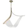 Sling 34.2" Wide Modern Brass Pendant