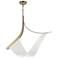 Sling 34.2" Wide Modern Brass Pendant