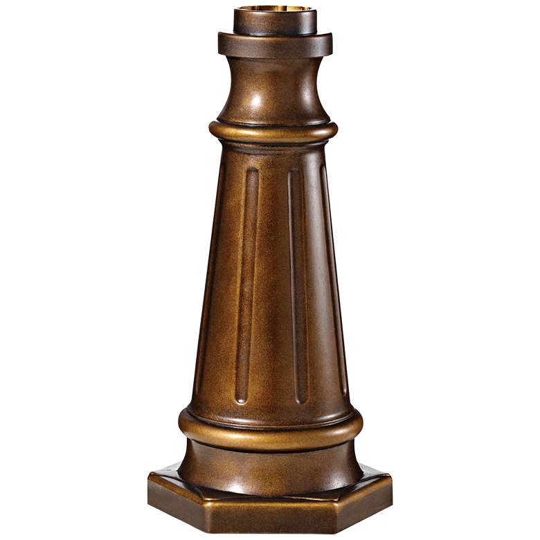 Image 1 Slip-On Astral Bronze Outdoor Light Post Base