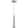 Sliver 12" High Chrome Mini Pendant Light