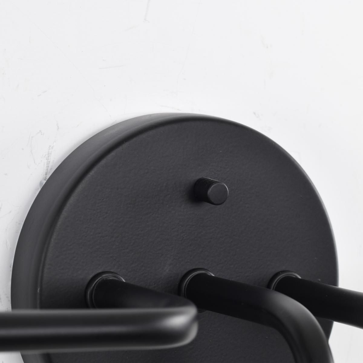Sloan 21 3/4" Wide 3-Light Matte Black White Vanity Bath Light