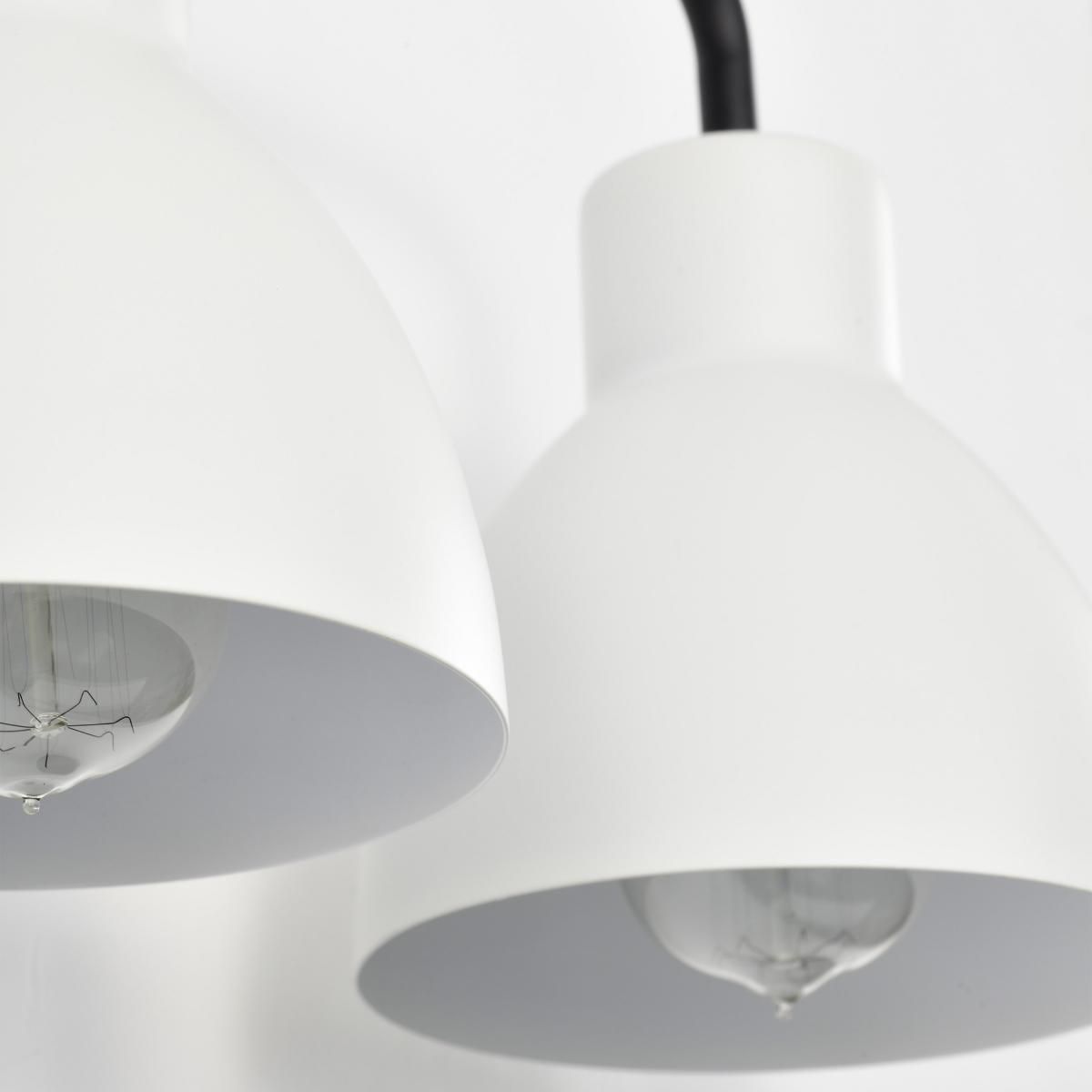 Sloan 21 3/4" Wide 3-Light Matte Black White Vanity Bath Light