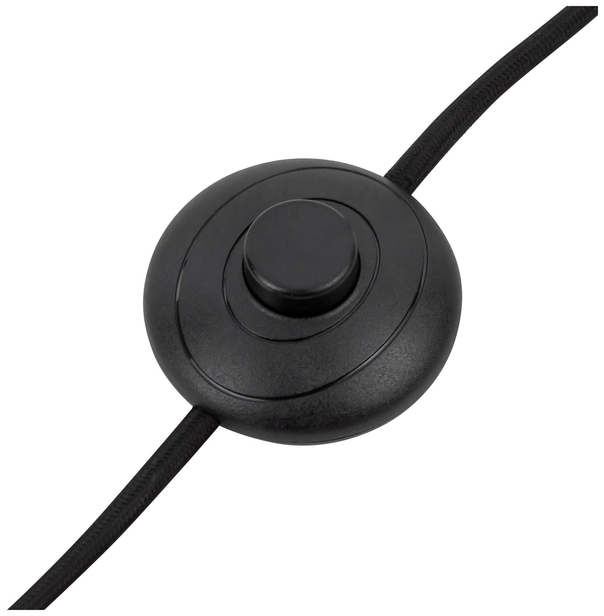 Sloan 68-in Matte Black Floor Lamp with White Linen Shades