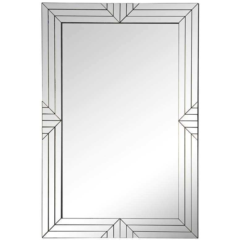 Image 1 Sloan Silver Mirror 23 3/4 inch x 35 1/2 inch Wall Mirror
