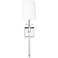 Sloane 26" High Polished Nickel Wall Sconce