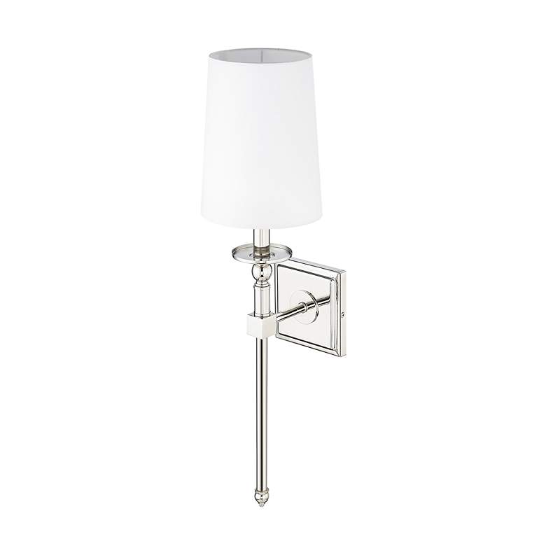 Image 4 Sloane 26" High Polished Nickel Wall Sconce more views