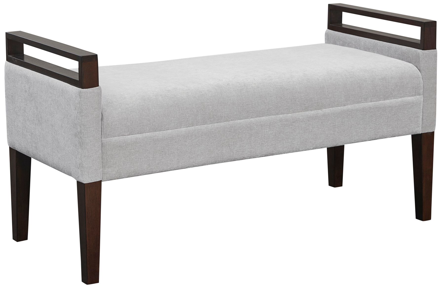 Gray best sale accent bench