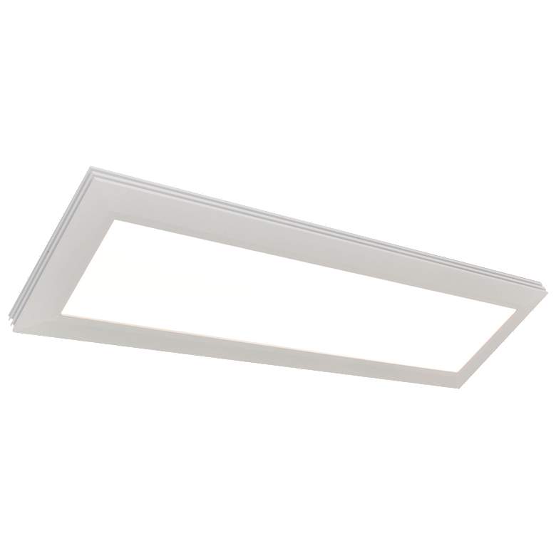 Image 1 Sloane 50 1/4" Wide White Dimmable LED Linear Ceiling Light