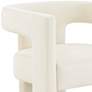 Thumbnail4 of Sloane Cream Velvet Sculpture Accent Chair more views