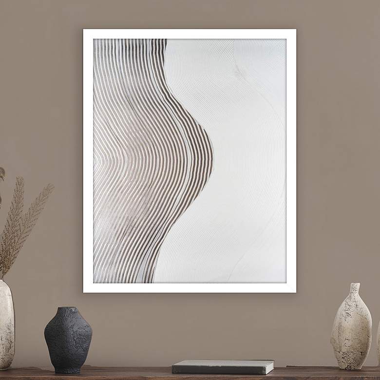 Image 2 Slow Going II 32 inch Wide Framed Canvas Wall Art