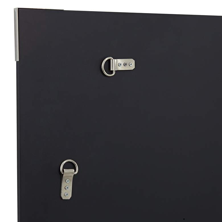 Image 5 Slynia Silver Corner 27" x 39" Rectangular Wall Mirror more views
