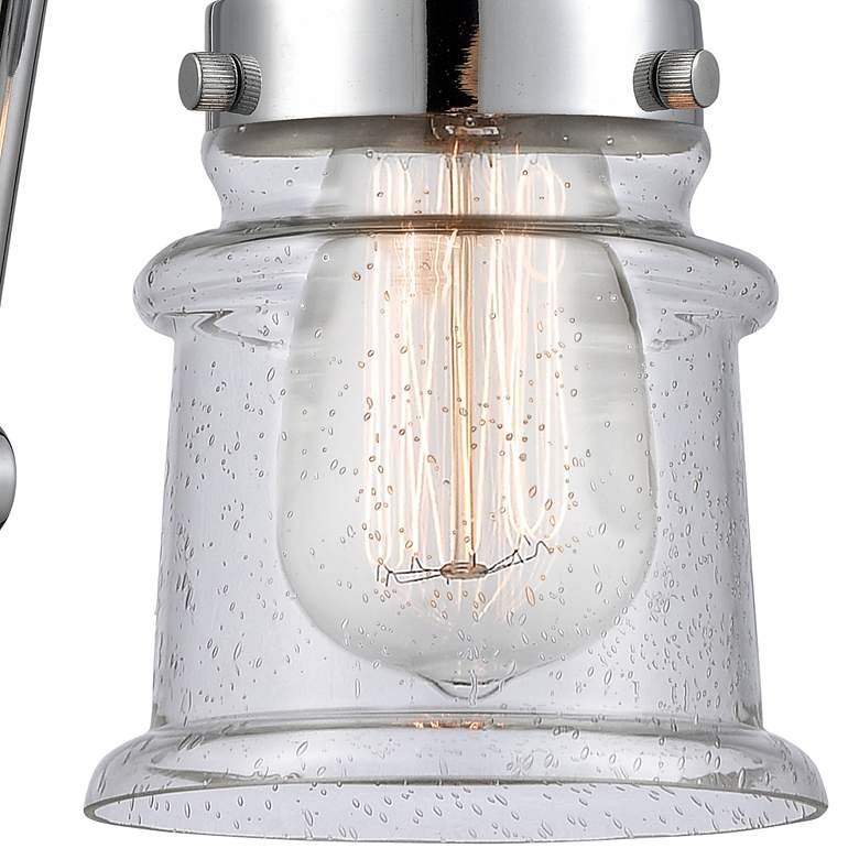 Image 2 Small Canton 11 1/2" High Polished Chrome Adjustable Wall Sconce more views
