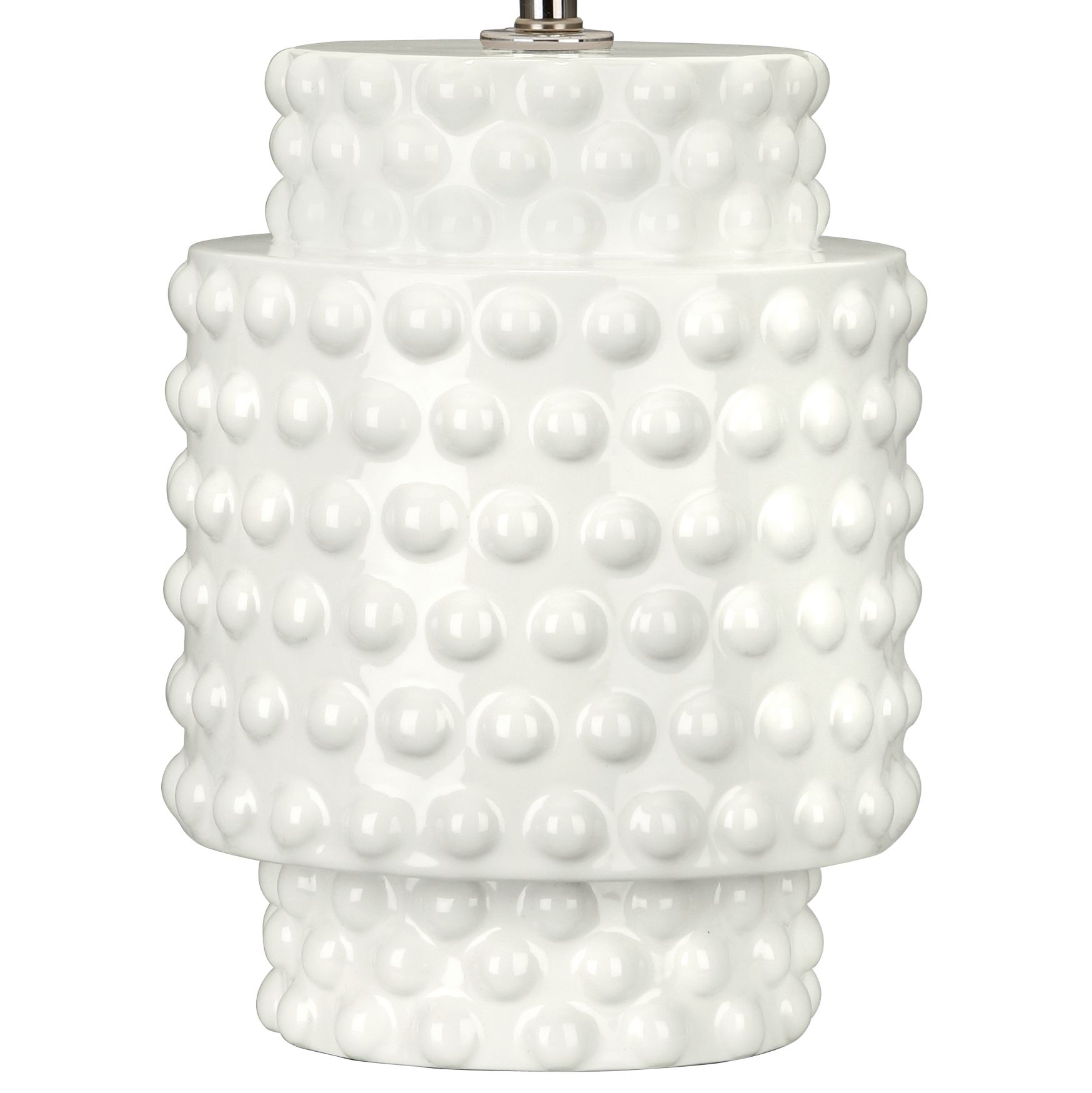Image 3 Small Dolly 21" High Lily Glazed Accent Lamp with White Shade more views