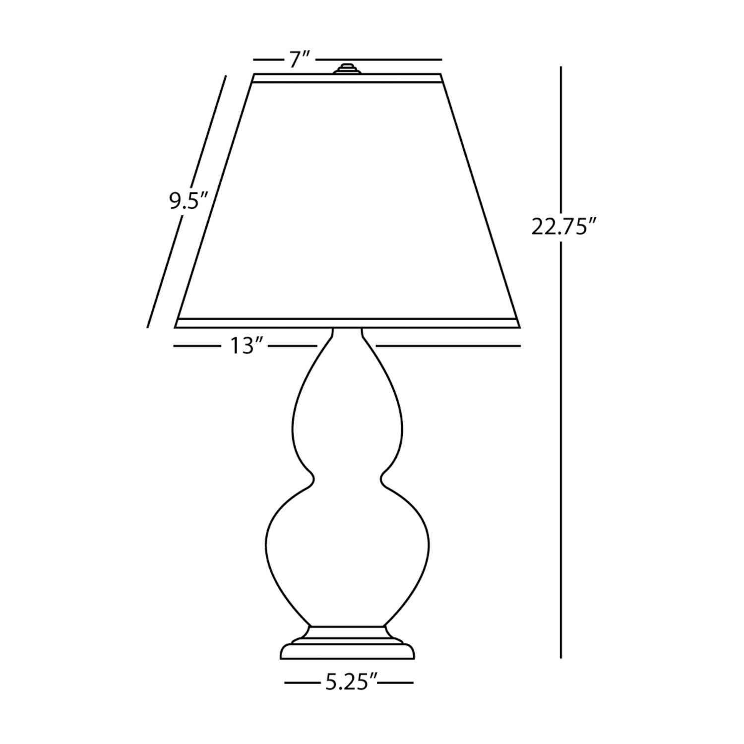 Image 4 Small Double Gourd 22.75"H Rose Water Bronze Lamp w/ Red Black Shade more views