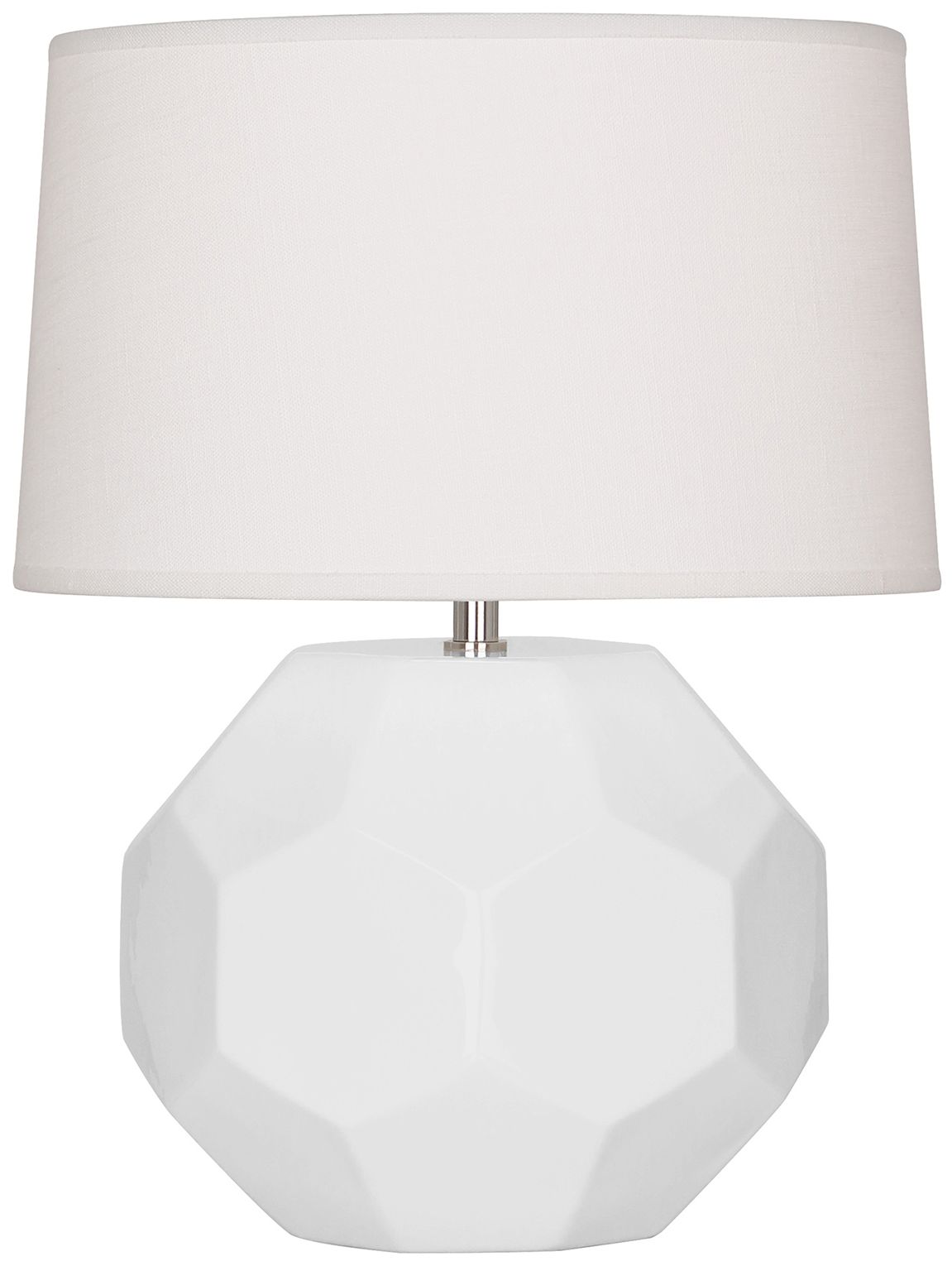 Small Franklin 16" High Daisy Accent Lamp with Off White Shade