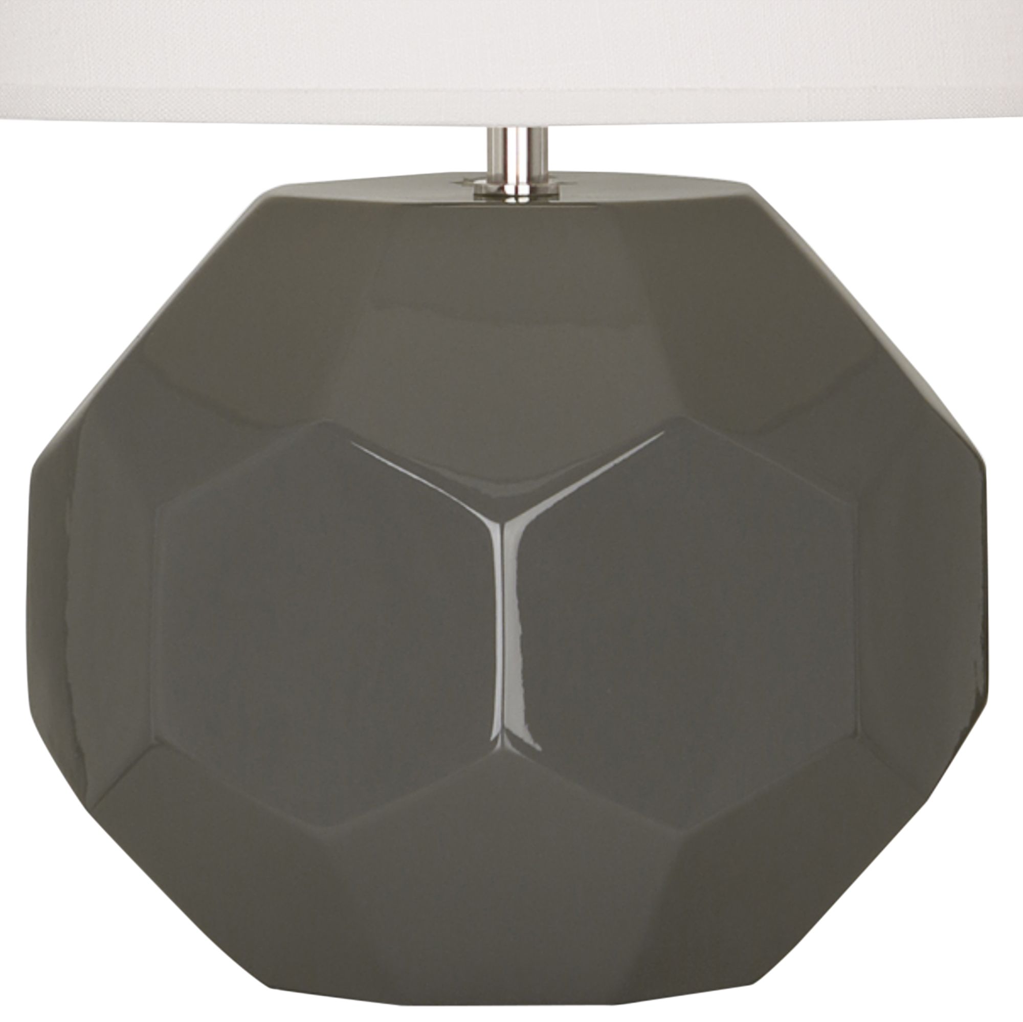 Image 4 Small Franklin 16" High Ash Accent Lamp with Off White Shade more views