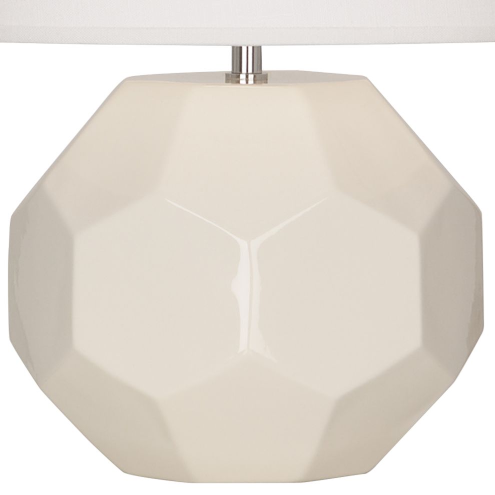 Image 4 Small Franklin 16" High Bone Accent Lamp with Off White Shade more views