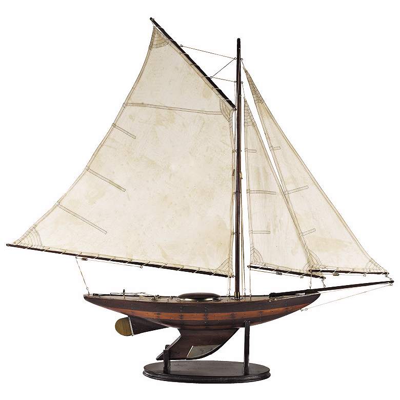 Image 1 Small Ironsides 39 inch Wide Replica Model Yacht