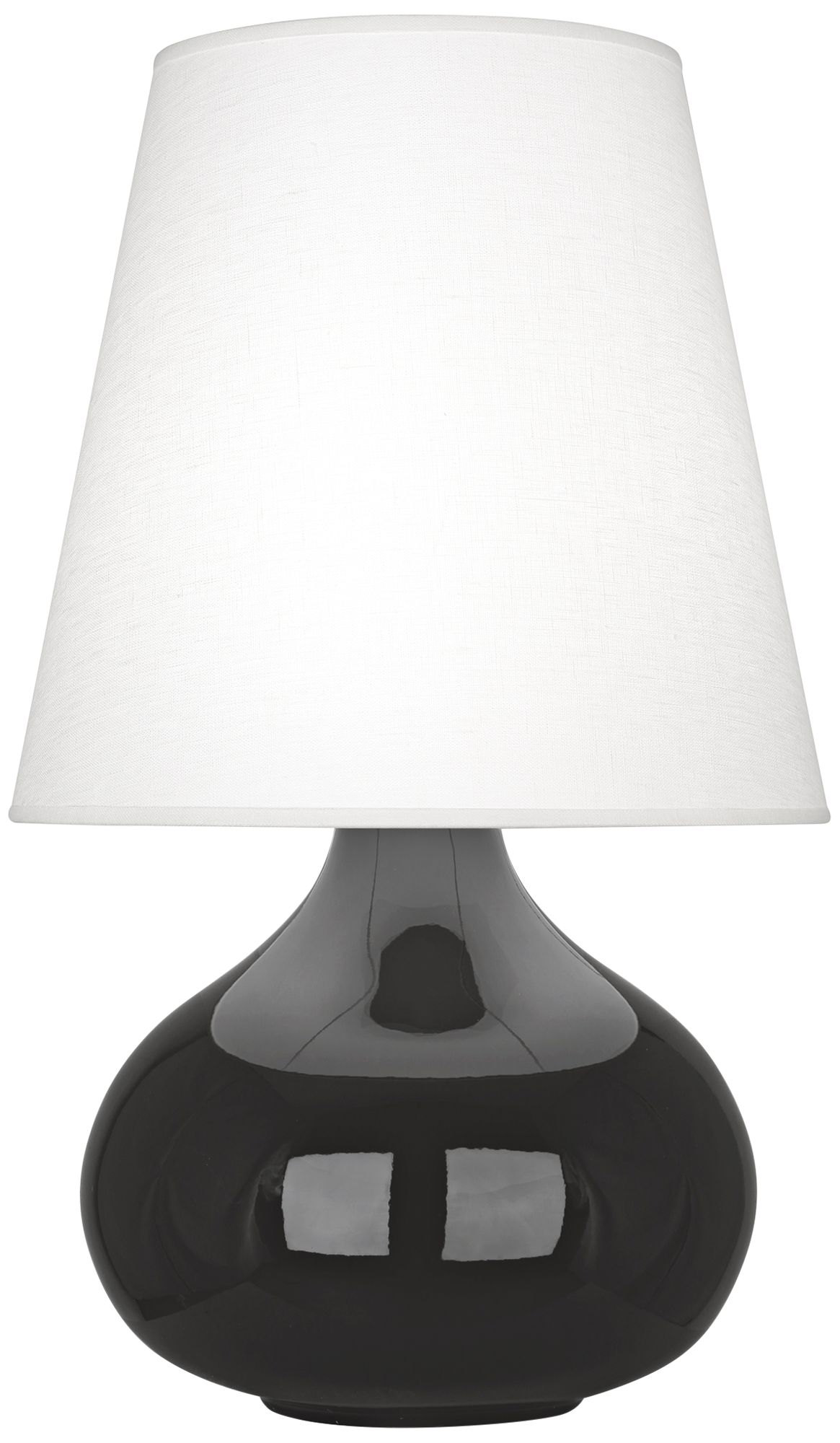 Small June 23.5" High Ash Accent Lamp with Oyster Linen Shade