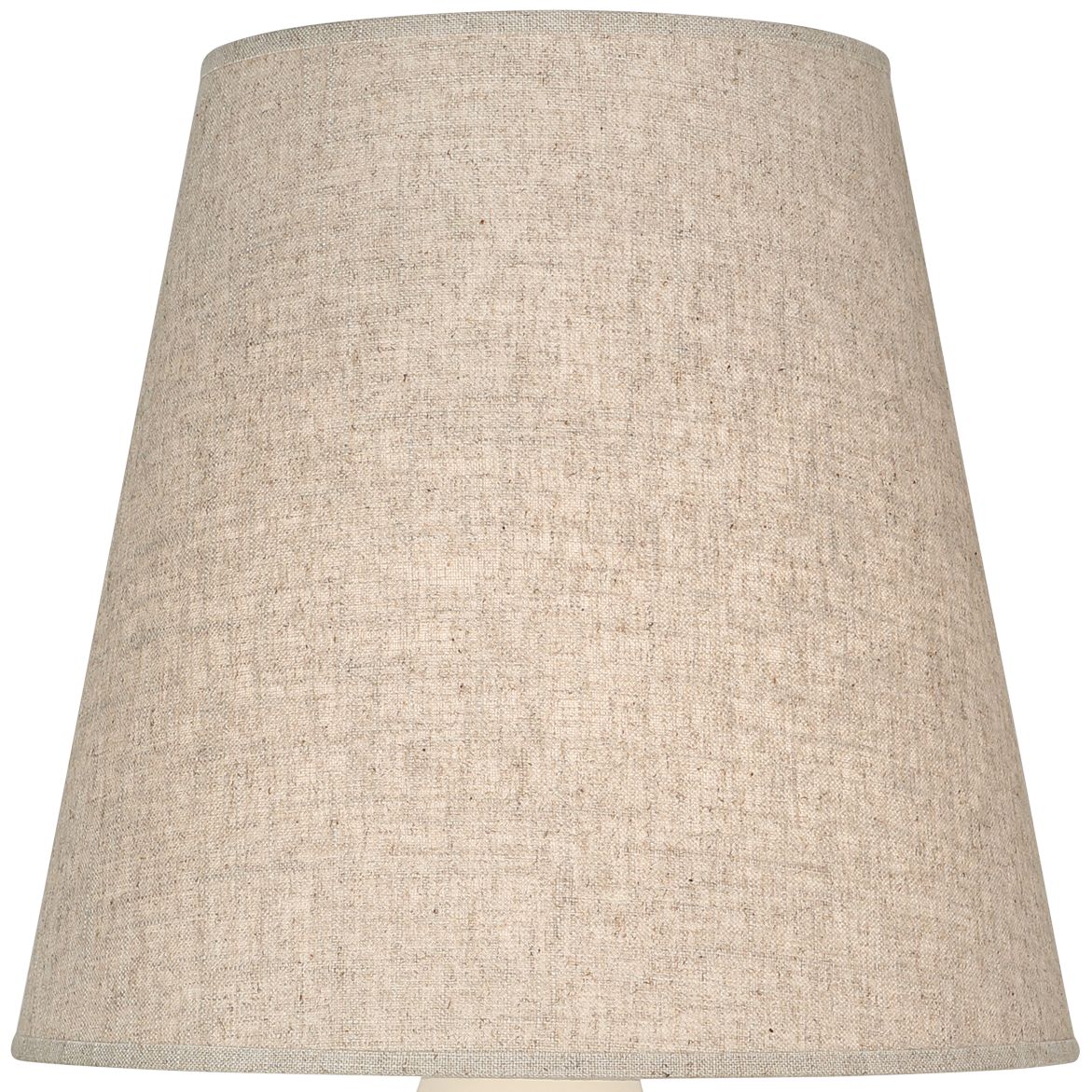 Image 2 Small June 23.5" High Bone Accent Lamp with Buff Linen Shade more views