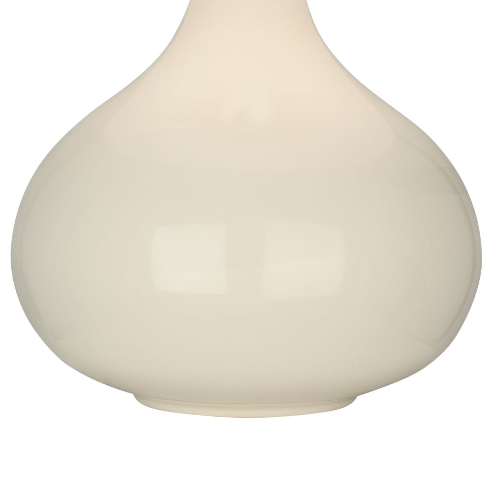 Image 3 Small June 23.5" High Bone Accent Lamp with Buff Linen Shade more views
