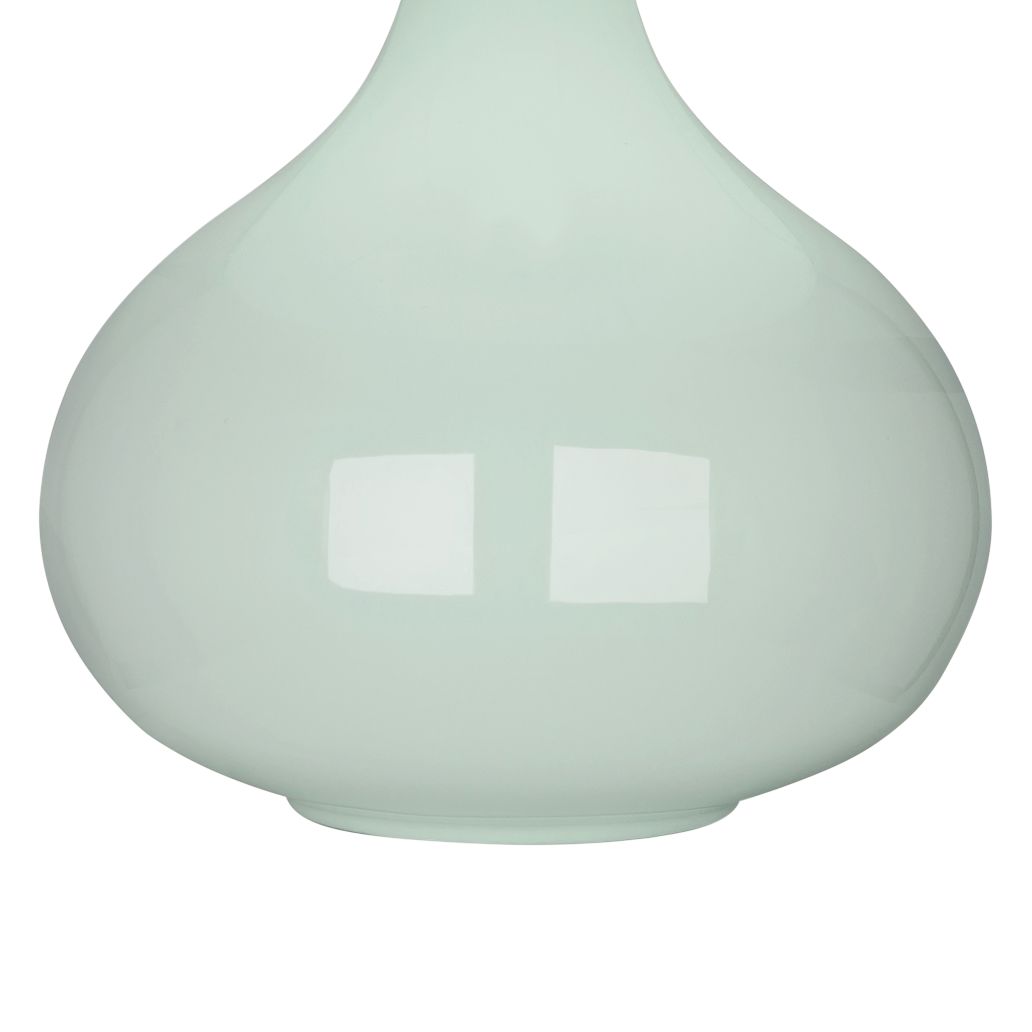 Image 3 Small June 23.5" High Celadon Accent Lamp with Oyster Linen Shade more views