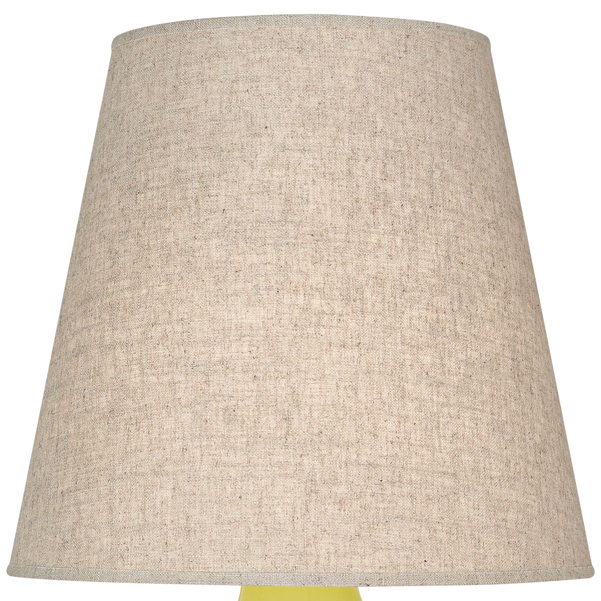 Image 2 Small June 23.5" High Citron Accent Lamp with Buff Linen Shade more views