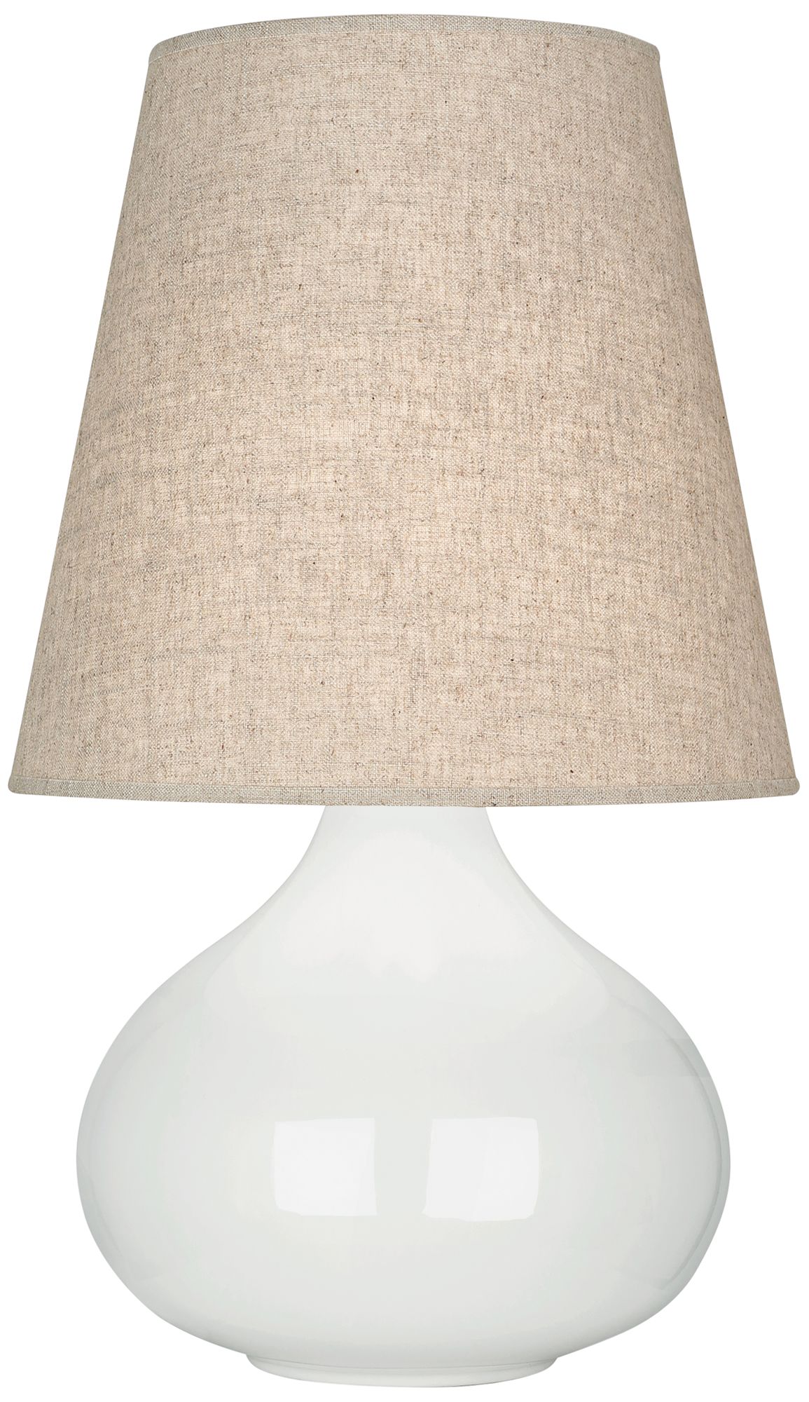 Small June 23.5" High Lily Accent Lamp with Cream Shade