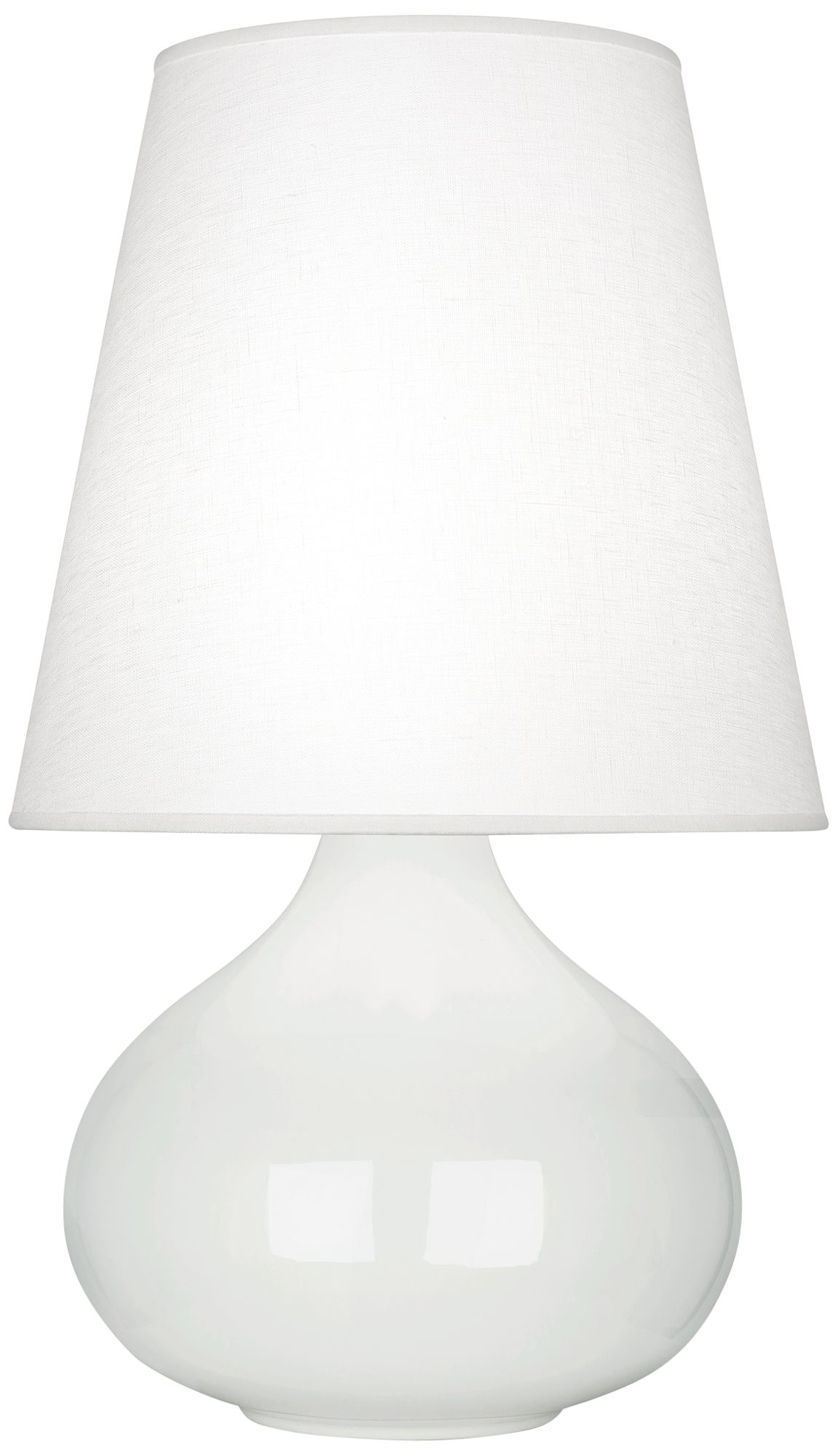 Small June 23.5" High Lily Accent Lamp with Off White Shade