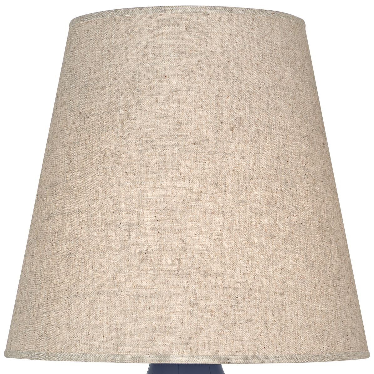 Image 2 Small June 23.5" High Midnight Accent Lamp with Buff Linen Shade more views