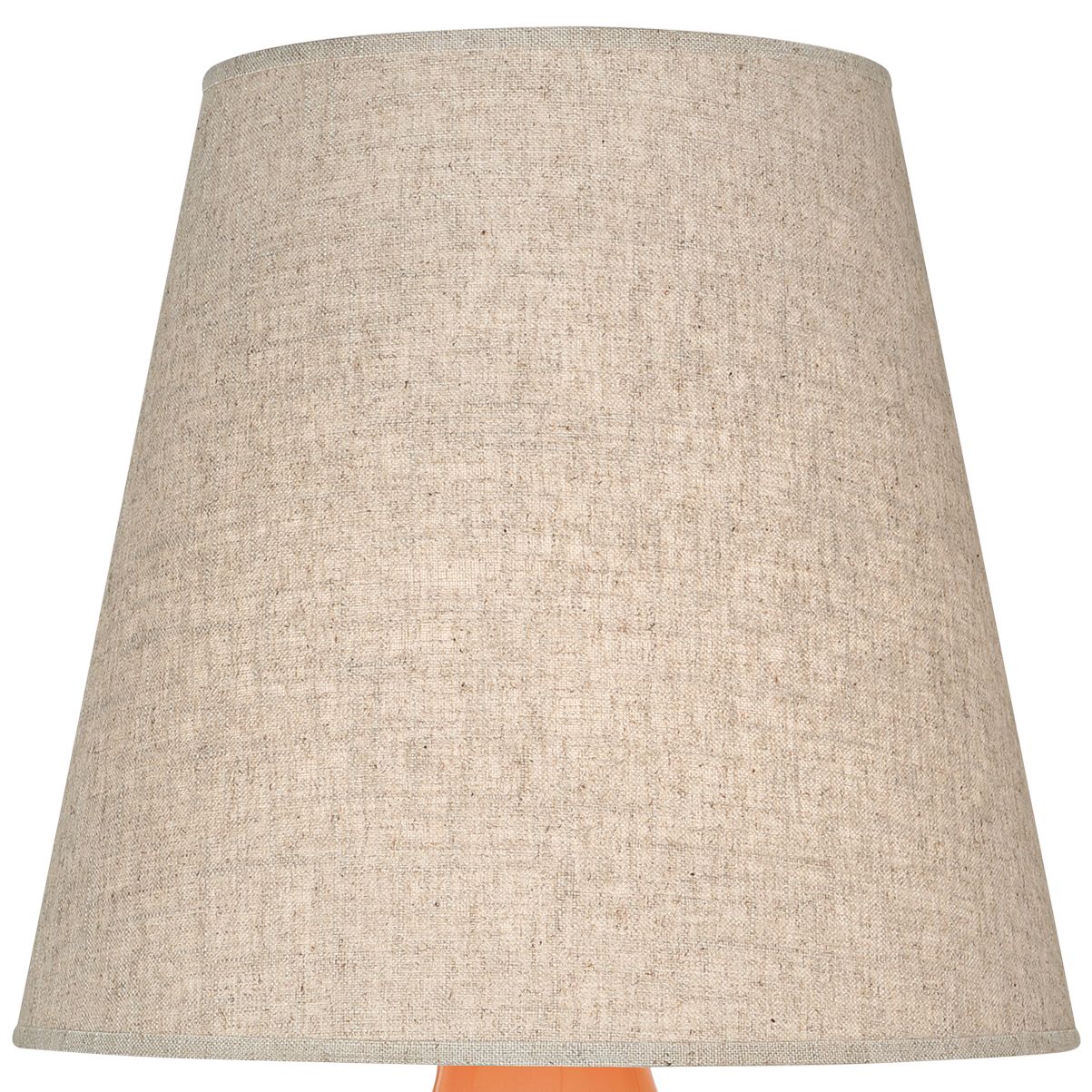 Image 2 Small June 23.5" High Pumpkin Accent Lamp with Buff Linen Shade more views