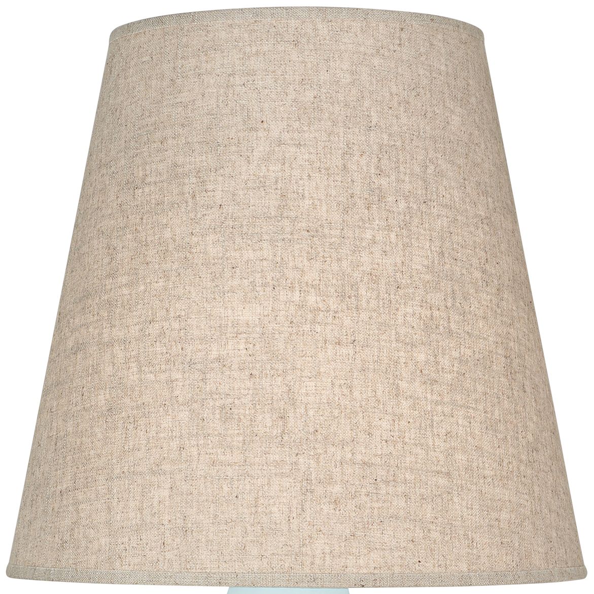 Image 2 Small June 23 1/2" High Baby Blue Accent Lamp with Buff Linen  Shade more views