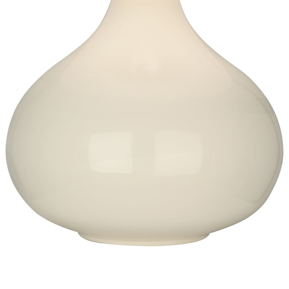 Image 3 Small June 23 1/2" High Bone Accent Lamp with Oyster Linen  Shade more views