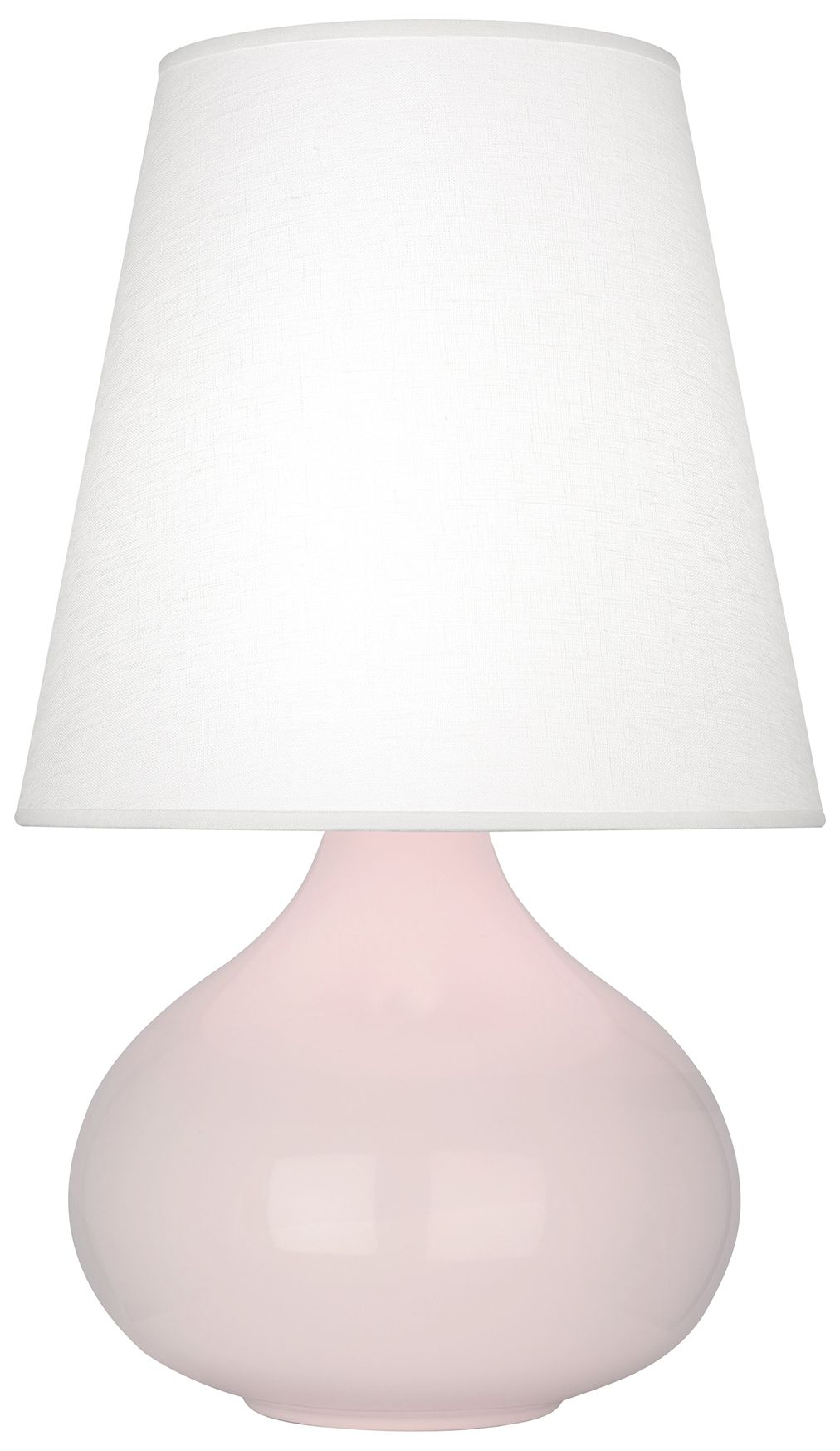 Small June 23 1/2"H Rose Water Glazed Lamp w/Oyster Linen Sha Made to