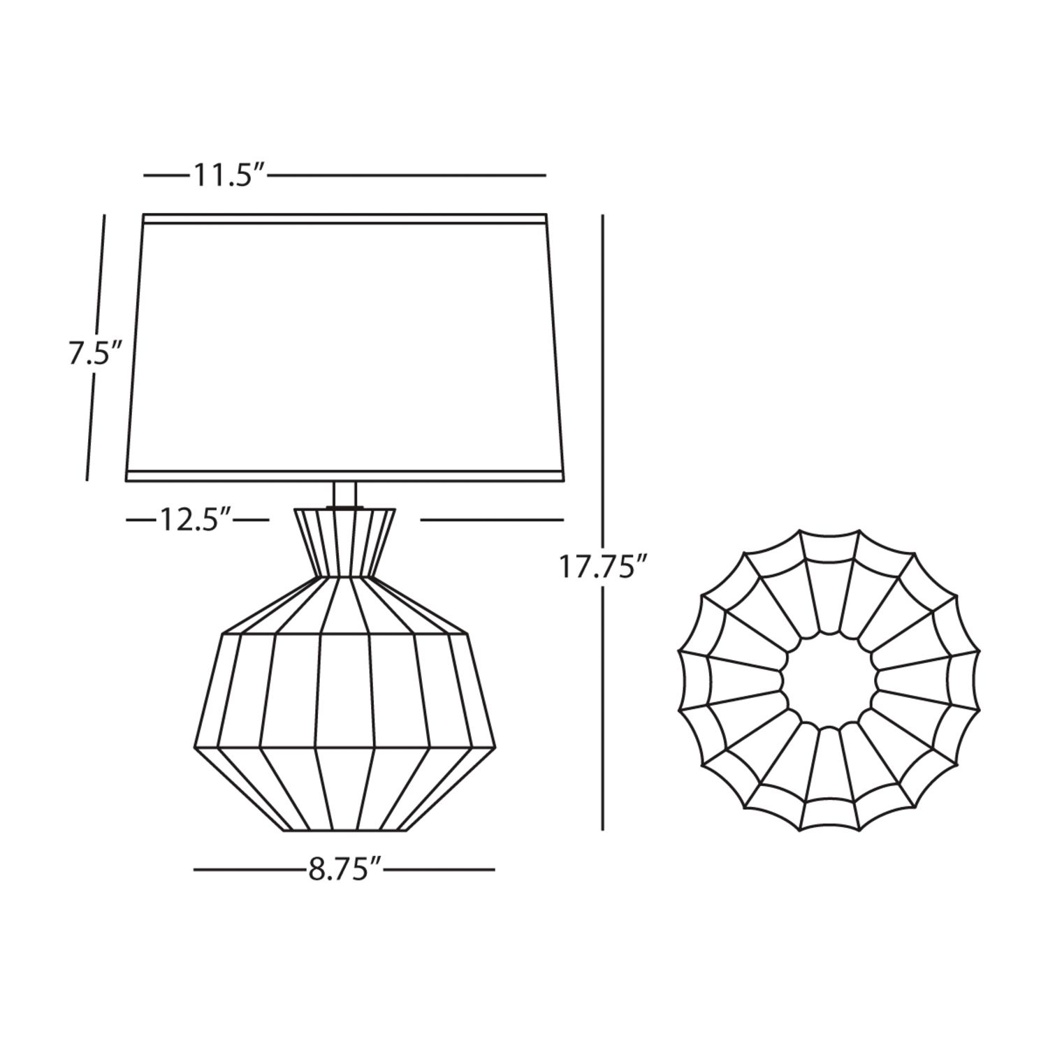 Image 3 Small Orion 17" High Rose Water Glazed Accent Lamp with White Shade more views