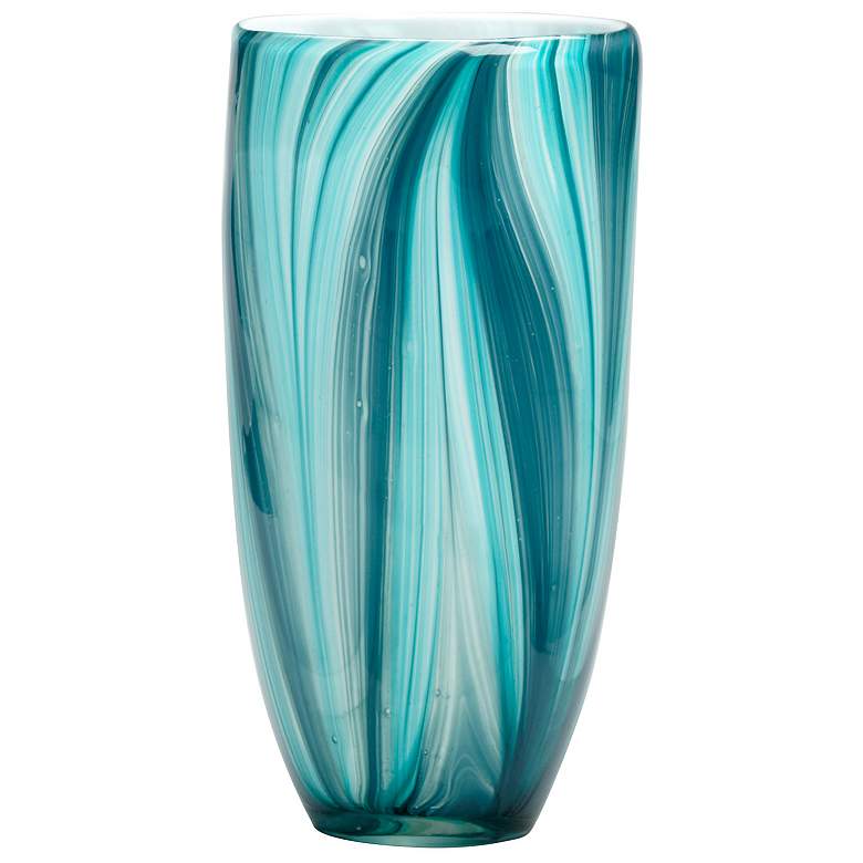 Image 1 Small Turin 10 1/4" High Glass Vase